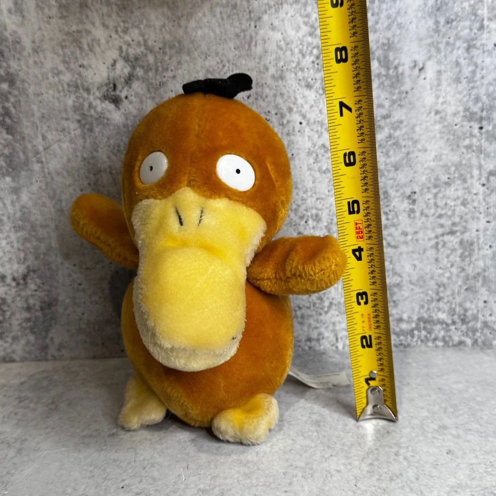 Vintage 1998 Nintendo Psyduck Pokemon Platypus Basic Plush Hasbro 7 Inch